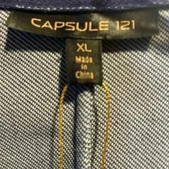 NWT Capsule 121 Denim Blue 'The Bellatrix' Jacket Basic Blazer Career Size XL - Picture 6 of 10